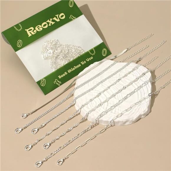 Dainty Bracelets for Women Trendy, Sterling Silver Plated Brass Link Chain Charm - Picture 6 of 7